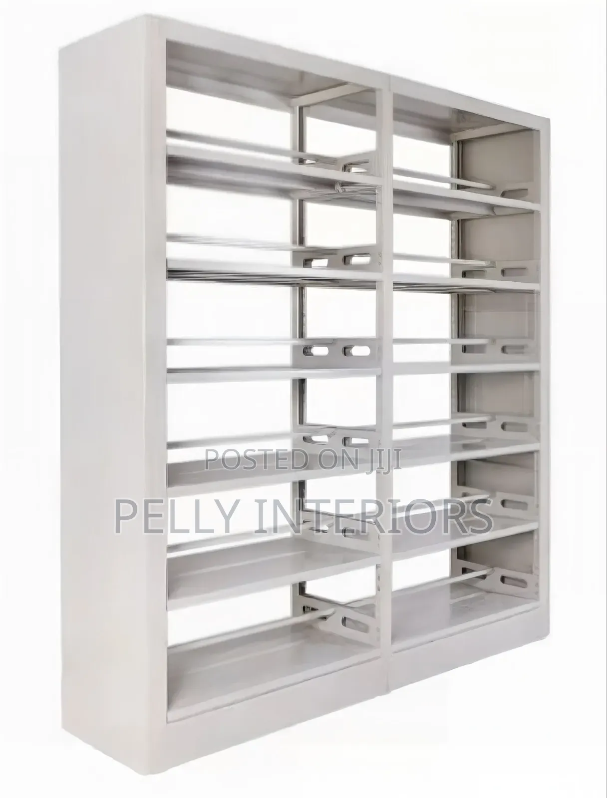Library Bookshelf Double