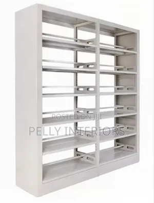 Library Bookshelf Double