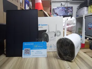 Wireless Outdoor Solar Camera With Panel and Warranty