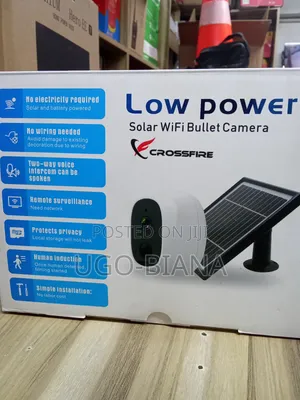 Solar Power Indoor Wifi Wireless Cctv Camera
