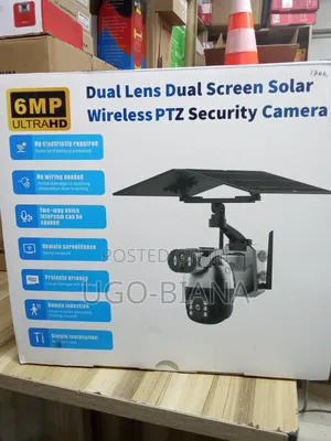 Dual Lens Solar Ptz 6mp Cctv Camera 4g