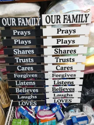 Our Family Wall Plaque