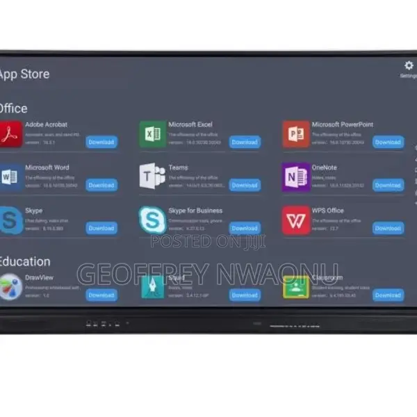 Riotouch98"Flatpanel Touchscreen Smart Board With OPS Corei7