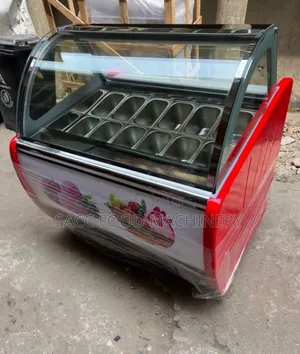 Gelato Ice Cream Display Machine