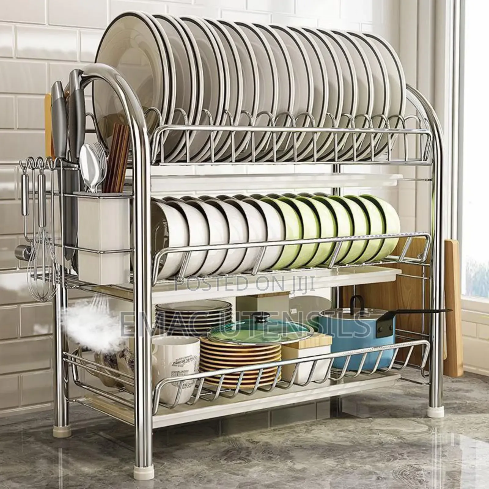 Non Rust Original 3layer Silver Plate Rack