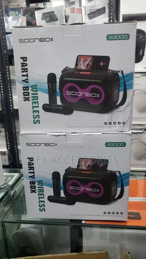 Speaker Soonbox S3000 + 2 Mic Wireless 5.3 Speaker Bluetooth