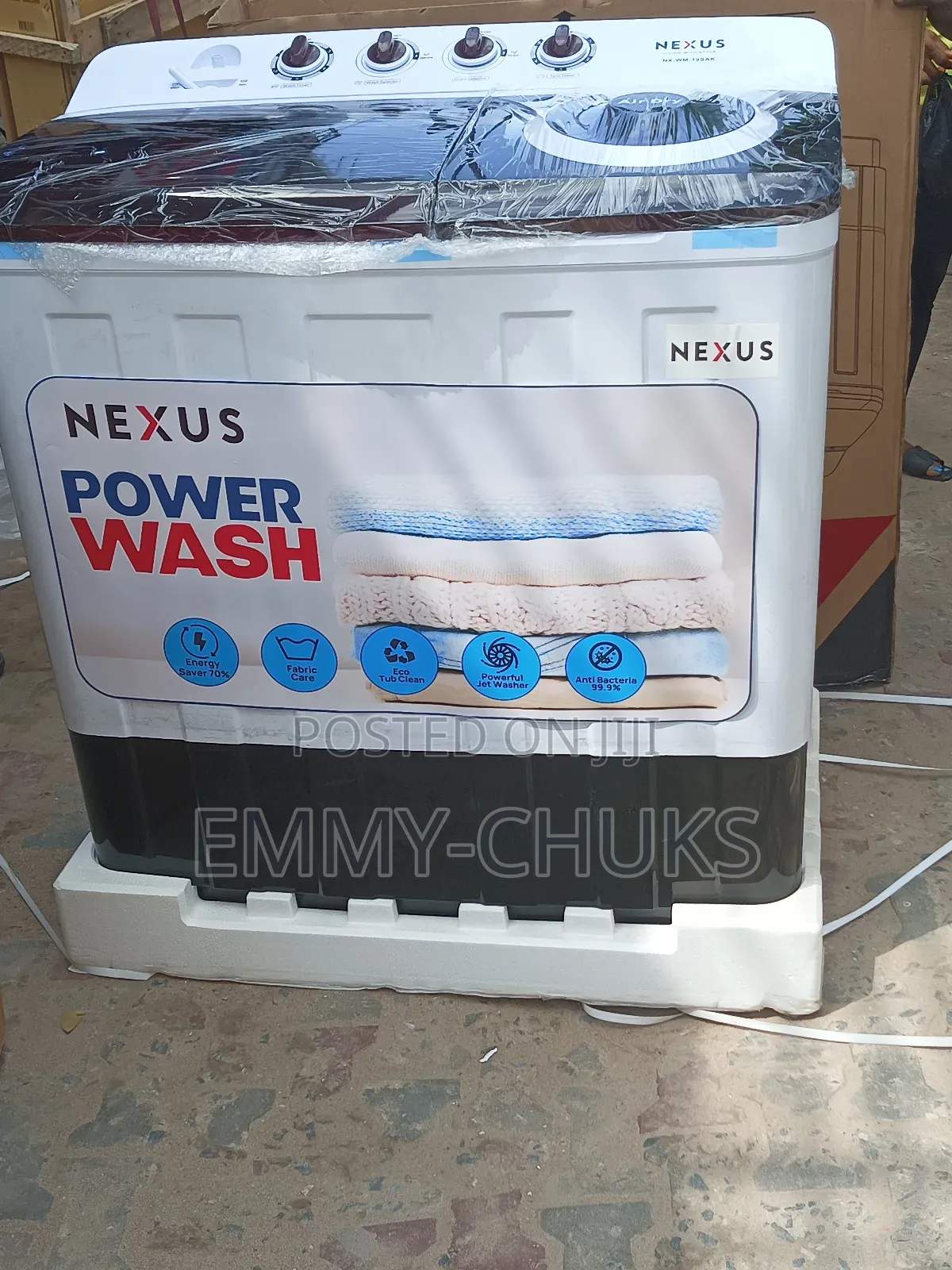 Nexus 19kg Washing Machine Top Loader