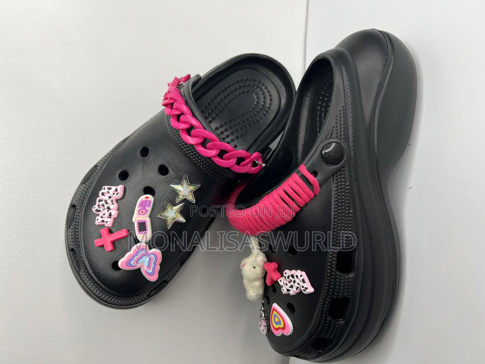 High Crocs With Accessories