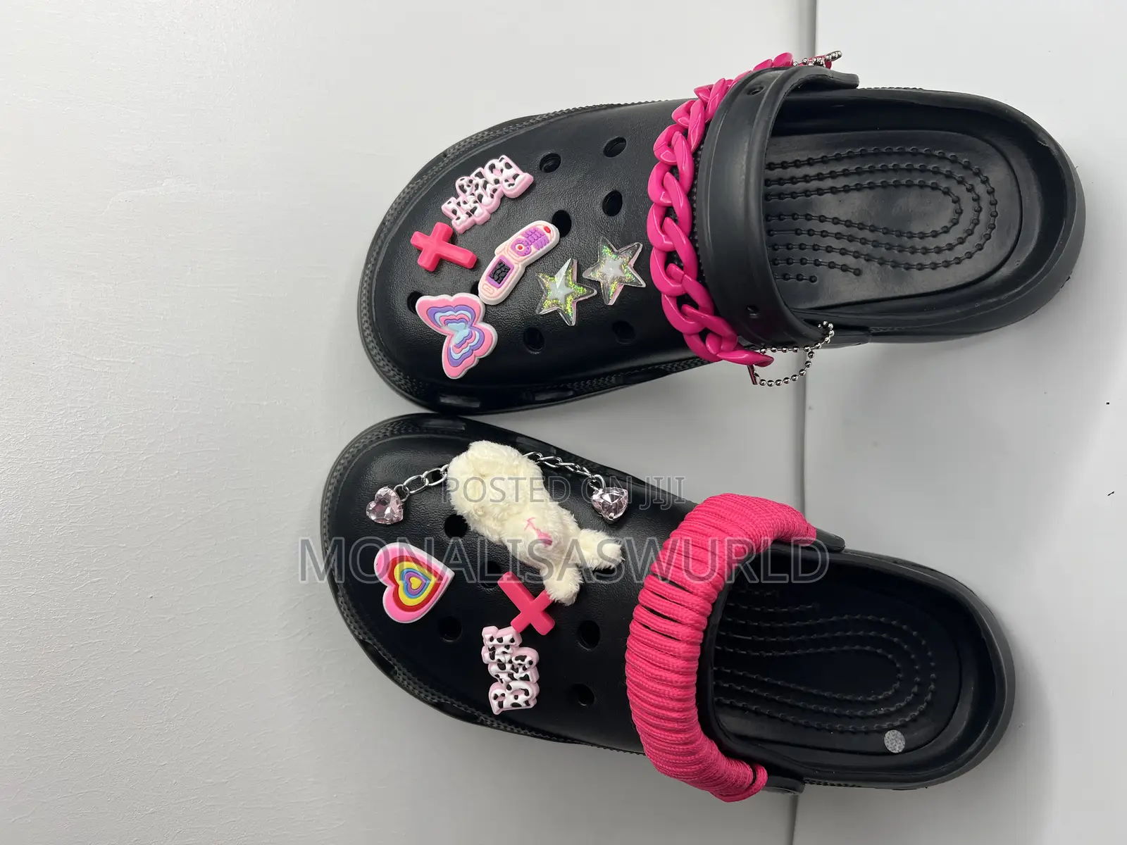 High Crocs With Accessories