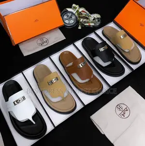 Top Notch Hermes Matured Mens Leather Pam  