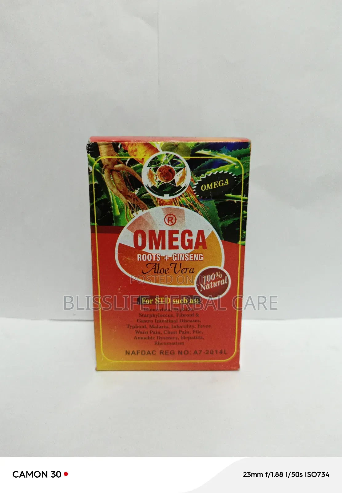 Omega Natural Herbal Root Powder