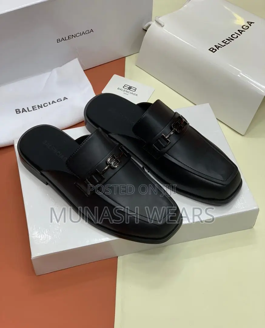 BALENCIAGA Leather Half Shoe