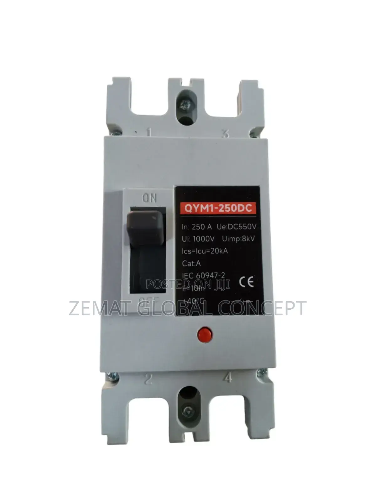 250amps 2pole McCb DC Breaker
