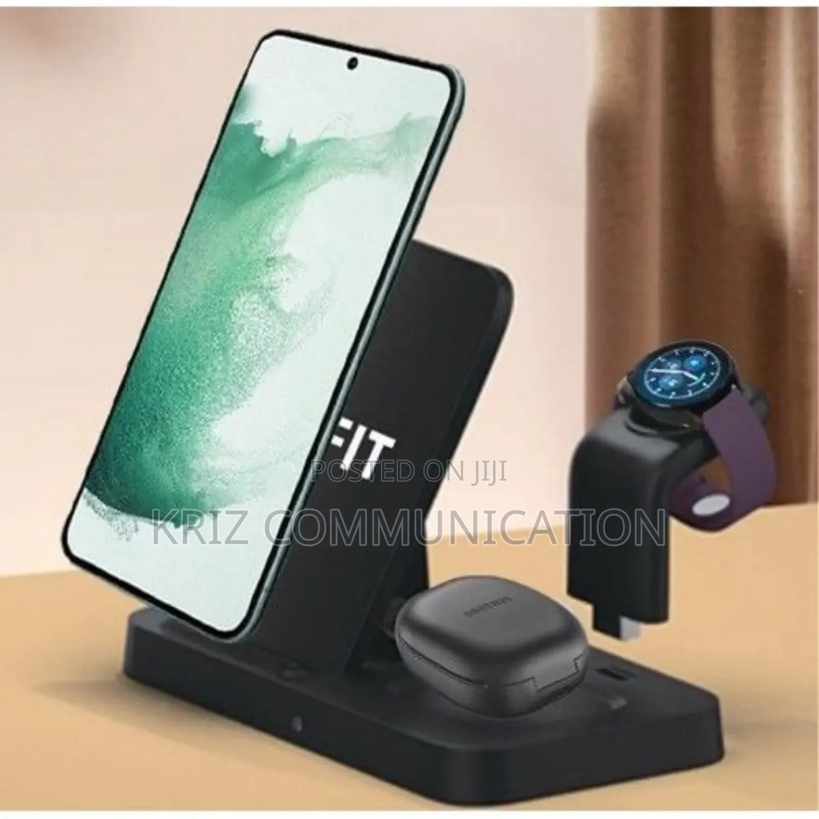 3in1 Fastcharg Wireless Charger for Samsung Phone|Watch|Buds