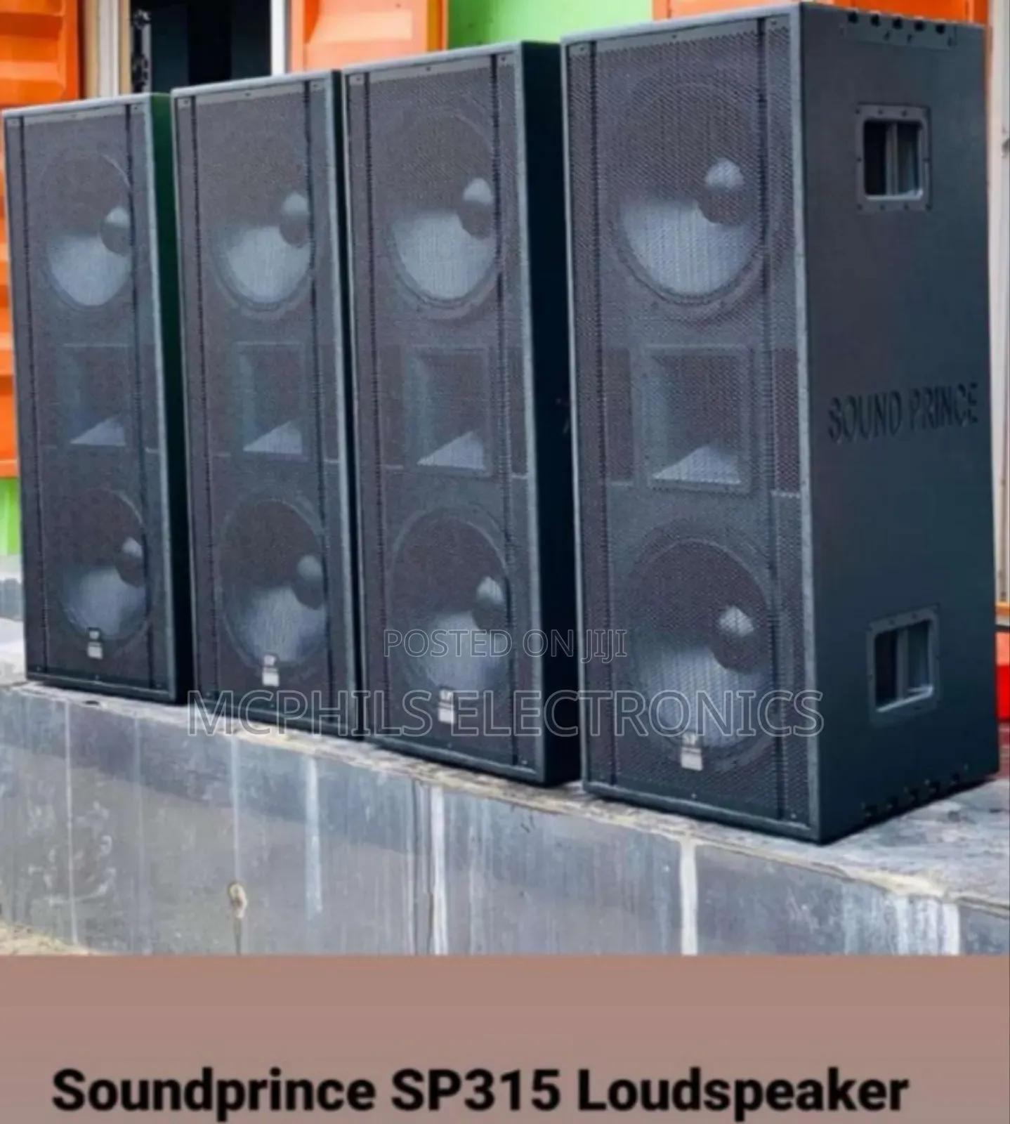 Sound Prince Sp-315 Professional Double Acoustic Speakers