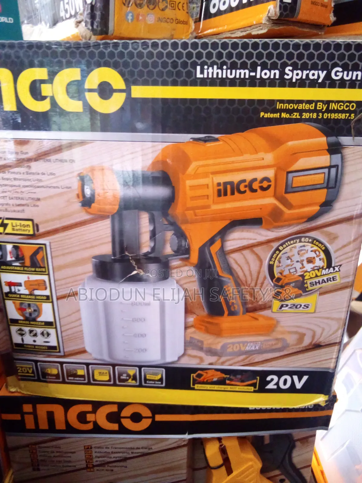Quality Cordless Battery Charging Spray Gun Machine