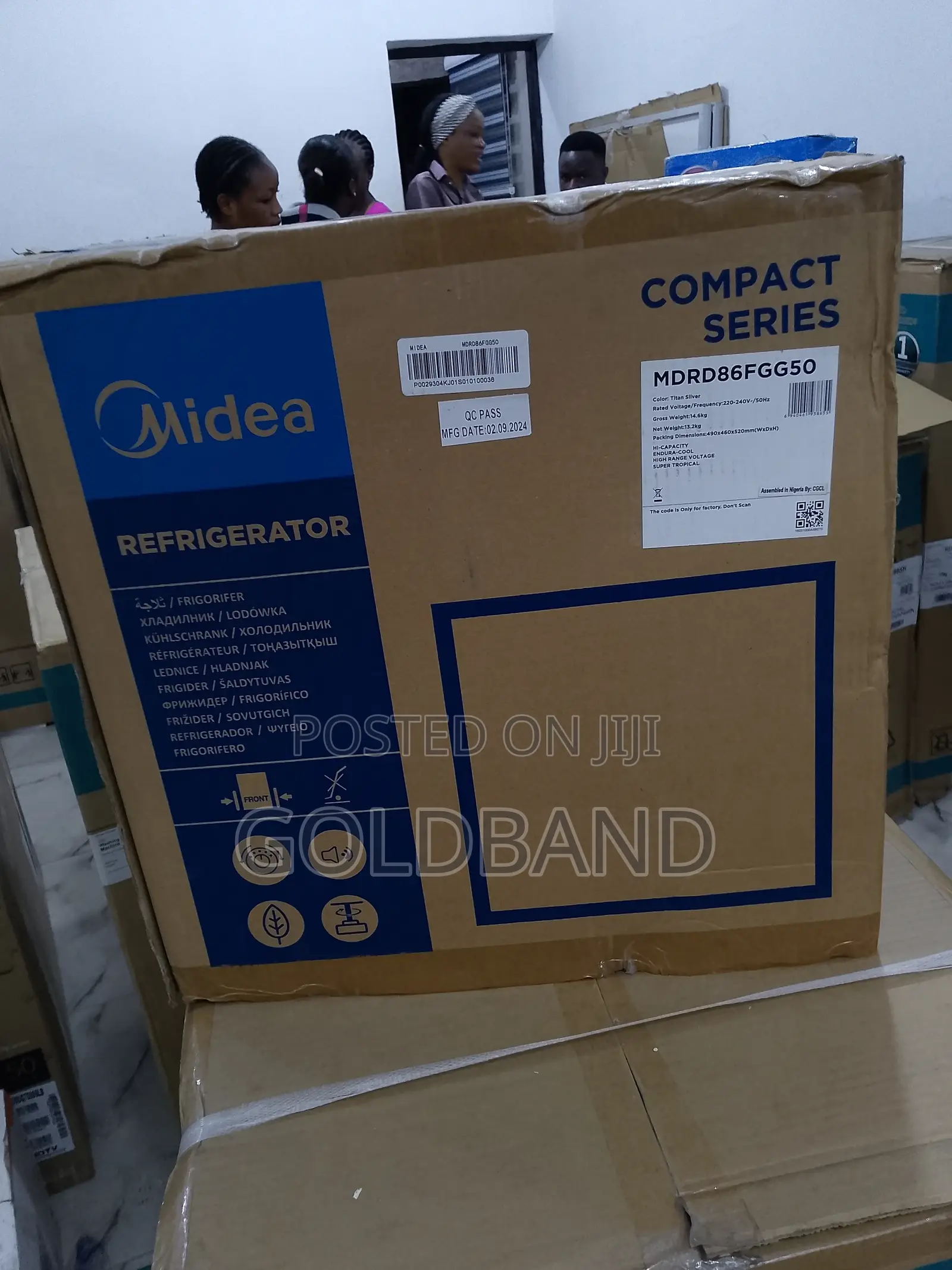 Midea 45L Super Quiet Single Door Refrigerator