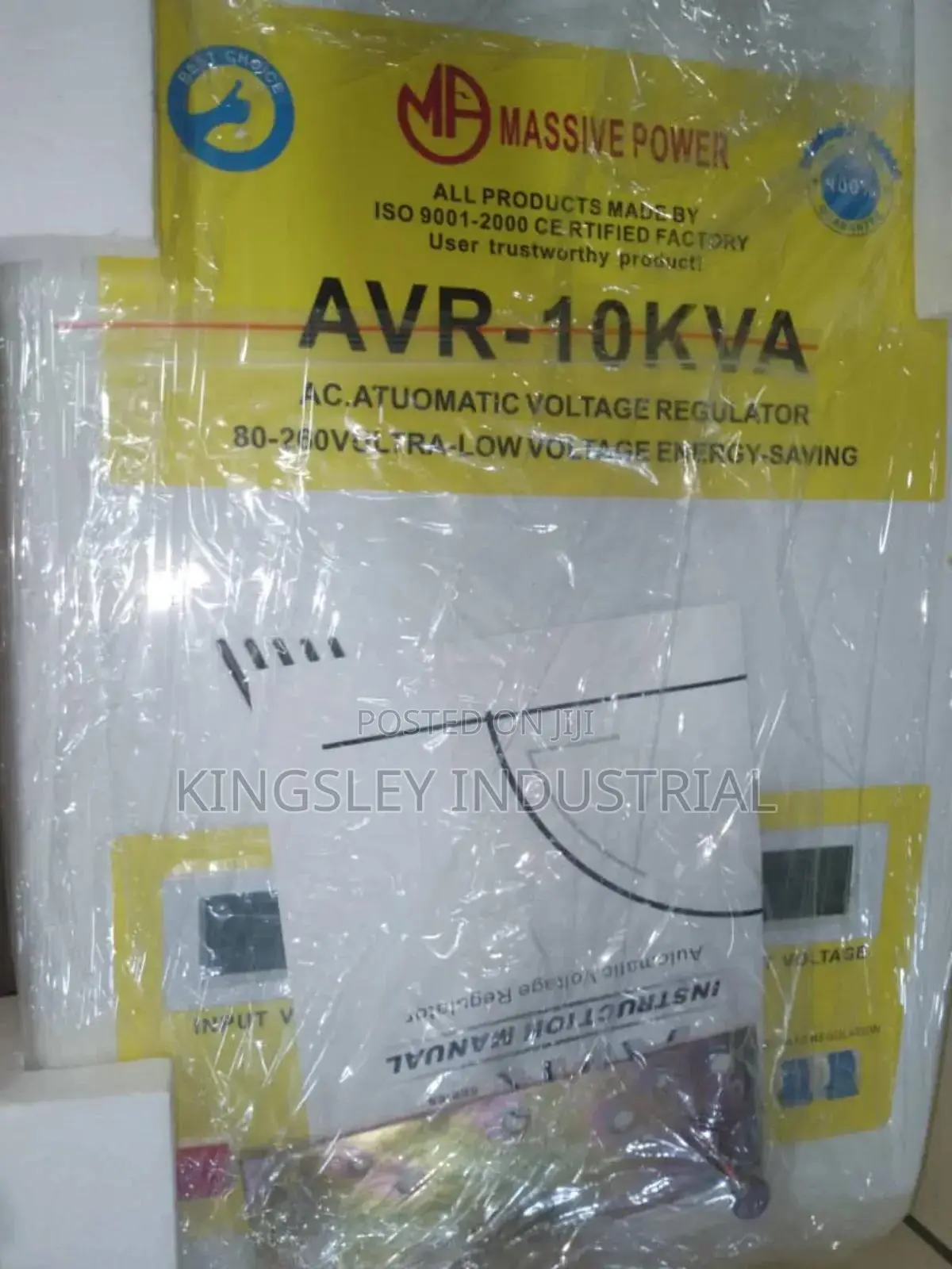 Avr AC Automatic Voltage Regulator 10kva Copper