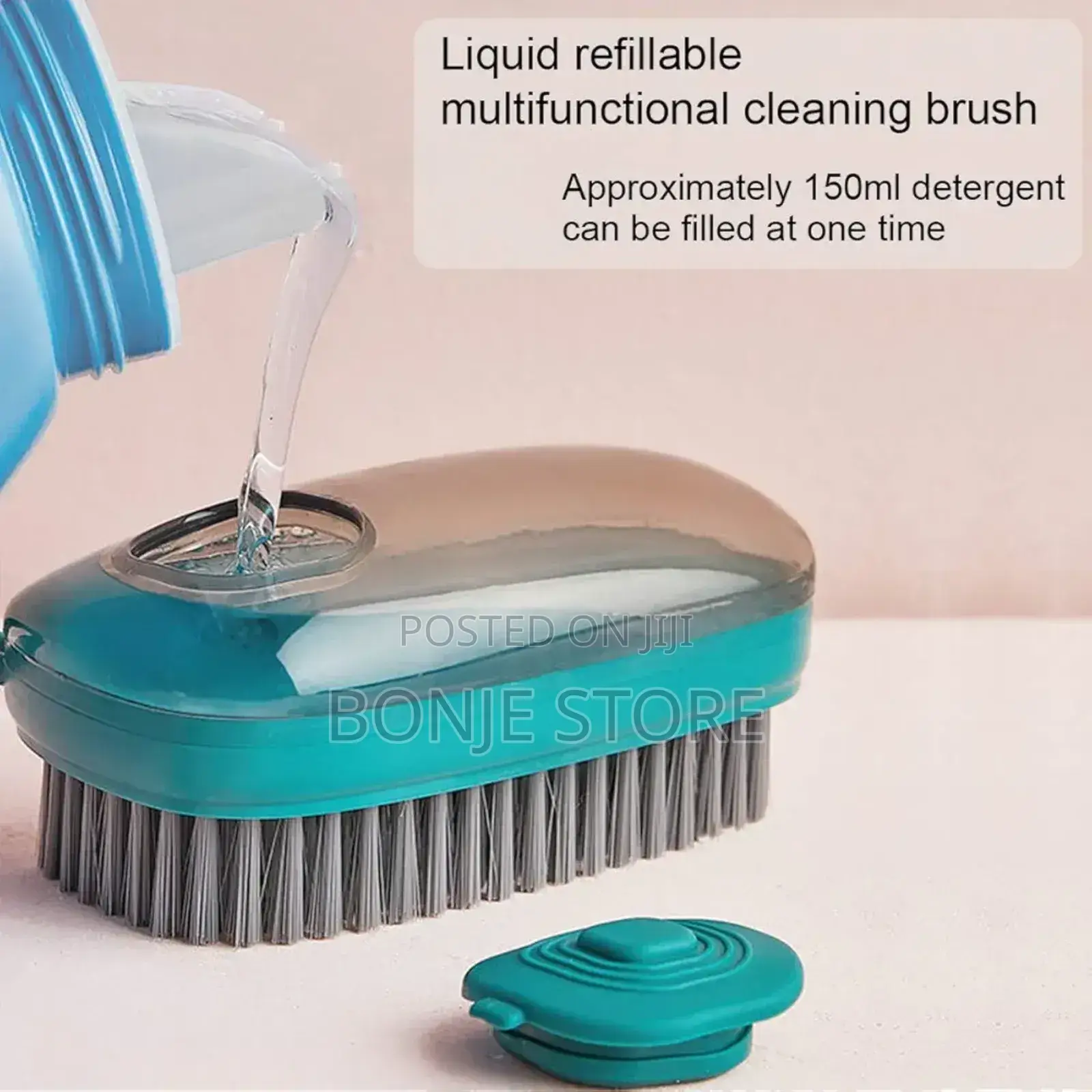 Multifunctional Scrubbing Brush With Liquid Soap Dispenser