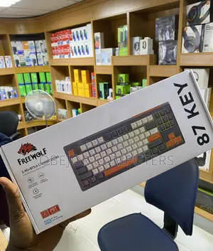 Photo - FREEWOLF M87 Wireless Gaming 87 Key Rechargeable Keyboard