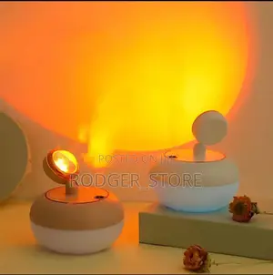 2 in 1 Mini Wireless Sunset Light Air Humidifier Diffuser