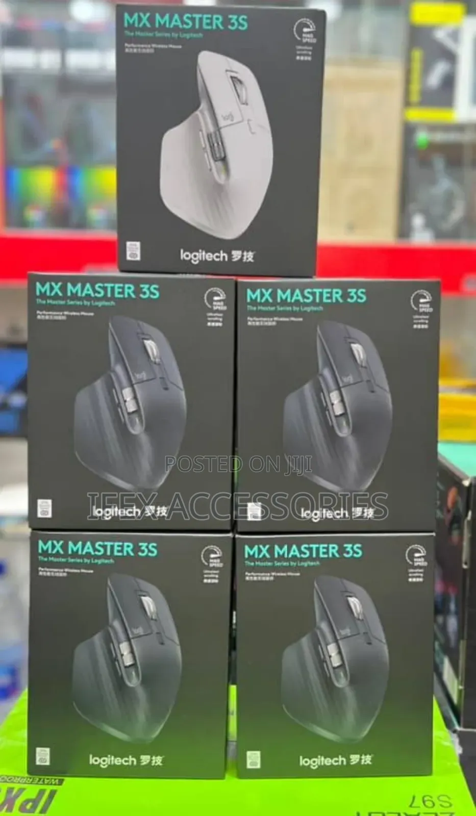 Logitech Mx Master 3s Wireless Mouse - Black