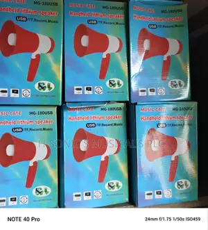 Music Gate Handheld Mg-180usb Recording Megaphone