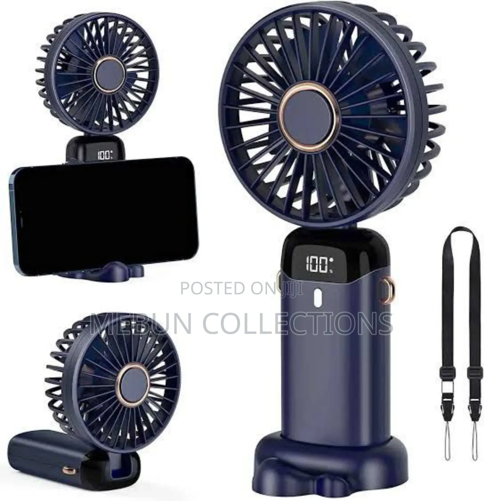 LED Digital Display Mini Fan