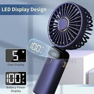 LED Digital Display Mini Fan