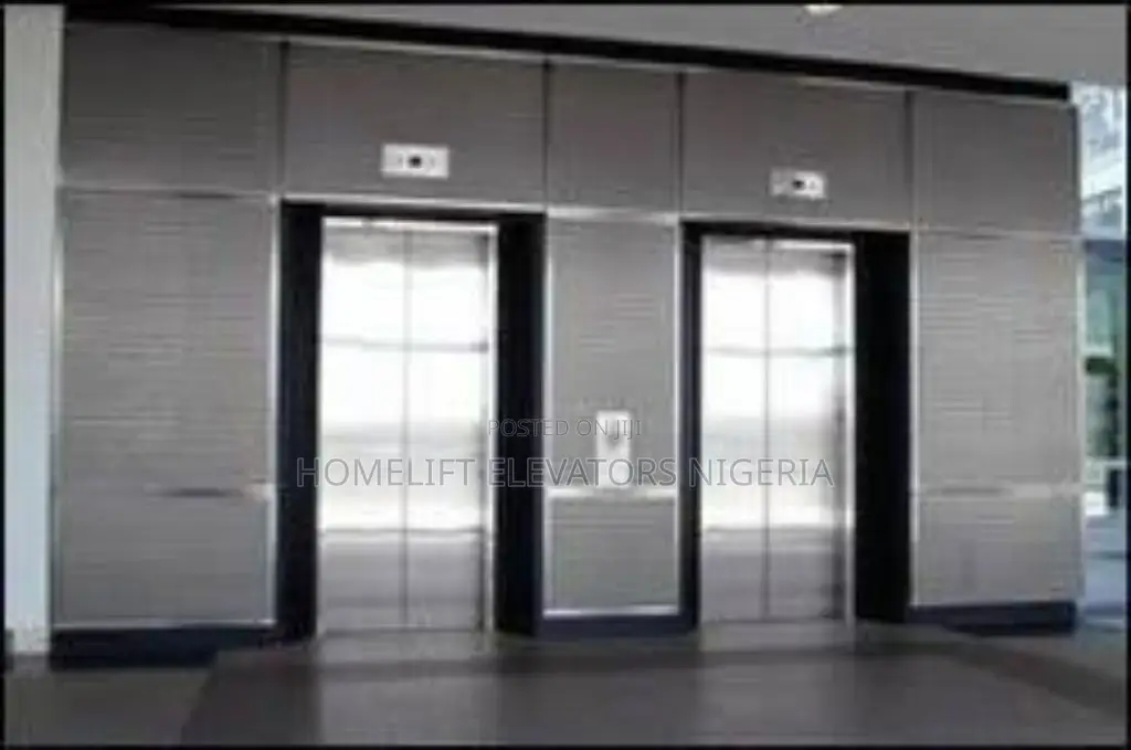 Luxury Silver Commercial Elevator