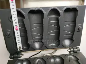 4-holes Industrial Electric Man-hood Waffle Machine