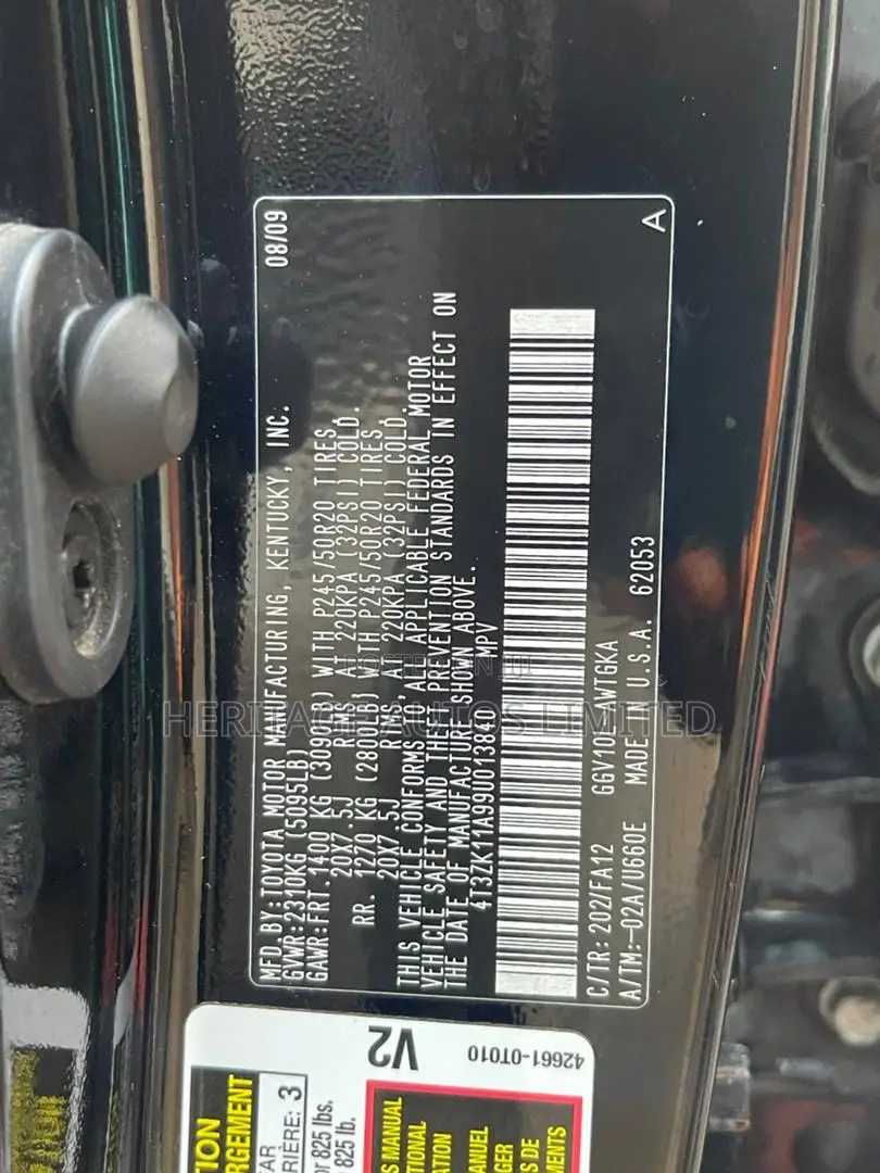 Toyota Venza 2010 Black