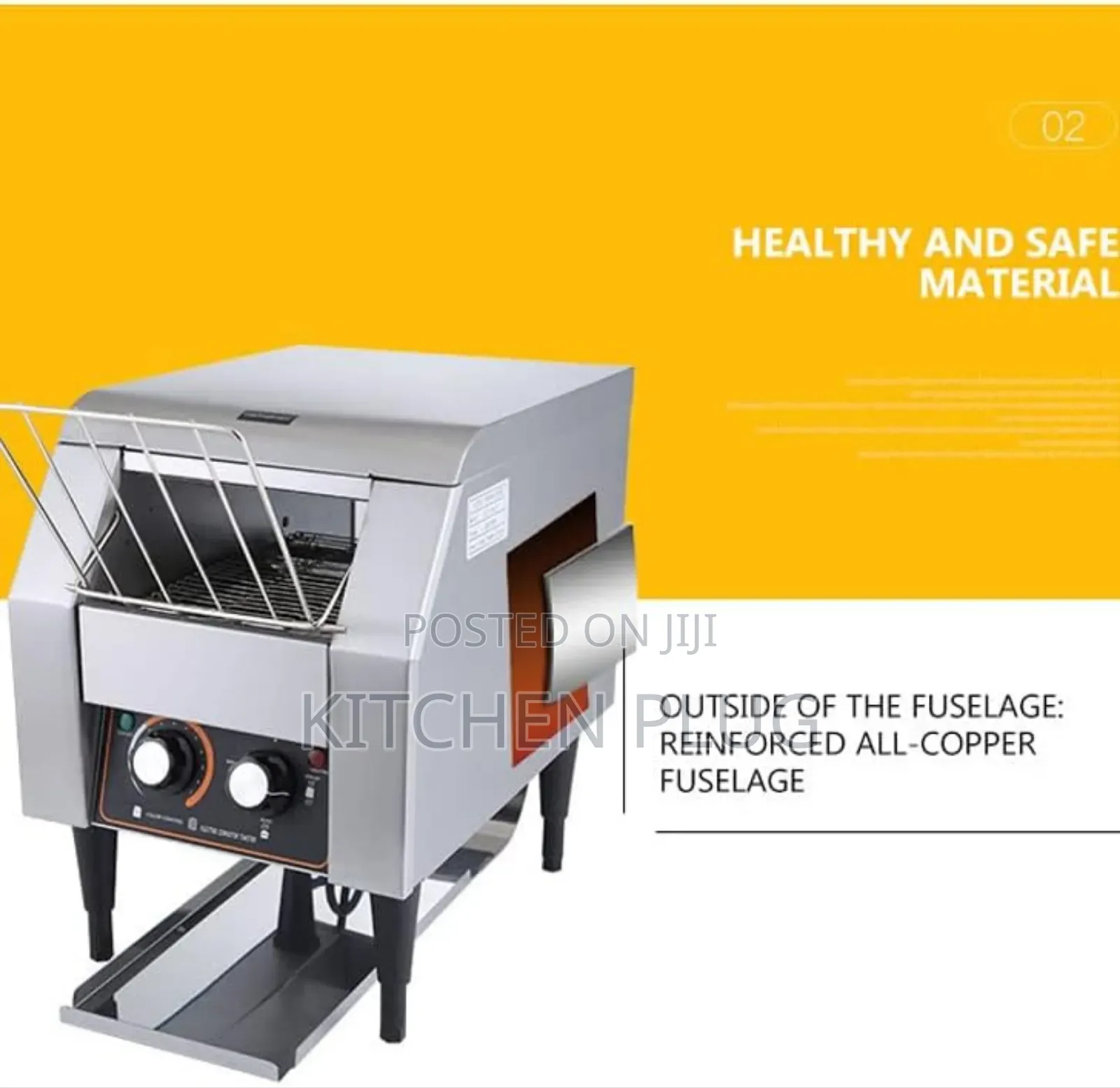 Industrial Electric Conveyor Toaster