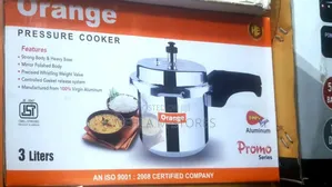 Orange Pressure Cooker - 3 Litres