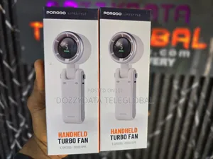 Porodo Handheld Turbo Fan 5 Speeds 13500 RPM