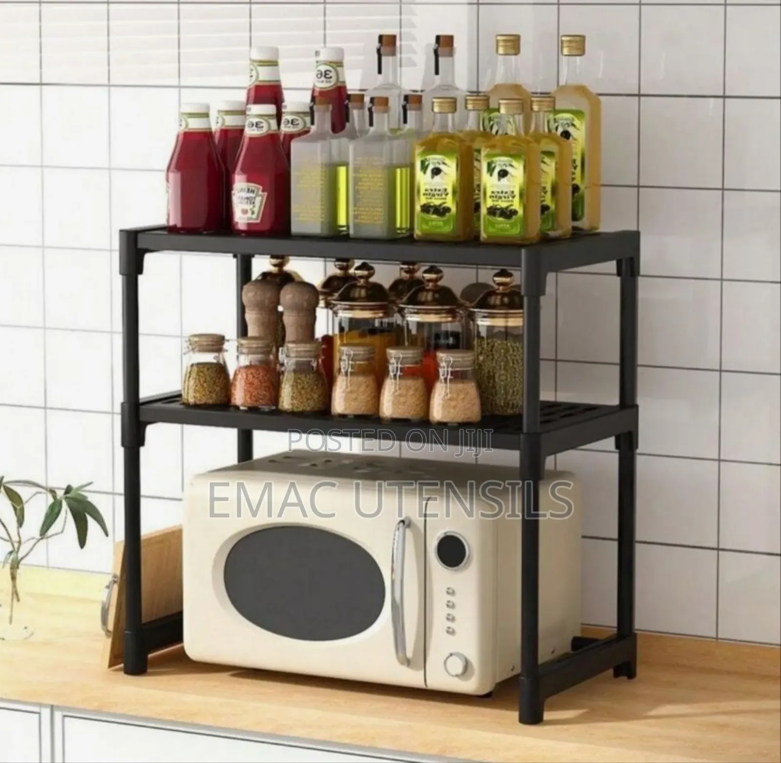 2layer Microwave Oven Storage Rack
