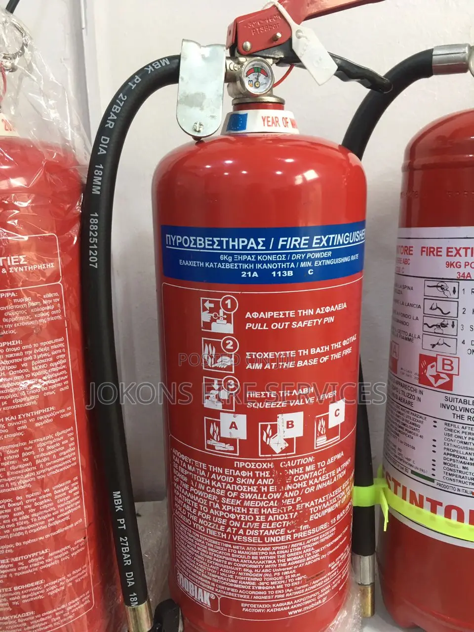 6 Kg Dcp Fire Extinguisher
