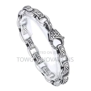 Stainless Steel Link Bracelet for Men