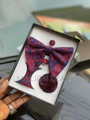 Pattern 3-in-1 Luxury Bow Tie Multicolored