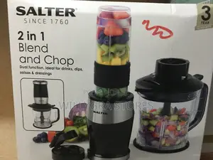 Salter 2-in-1 Electric Jug Blender Mini Chopper