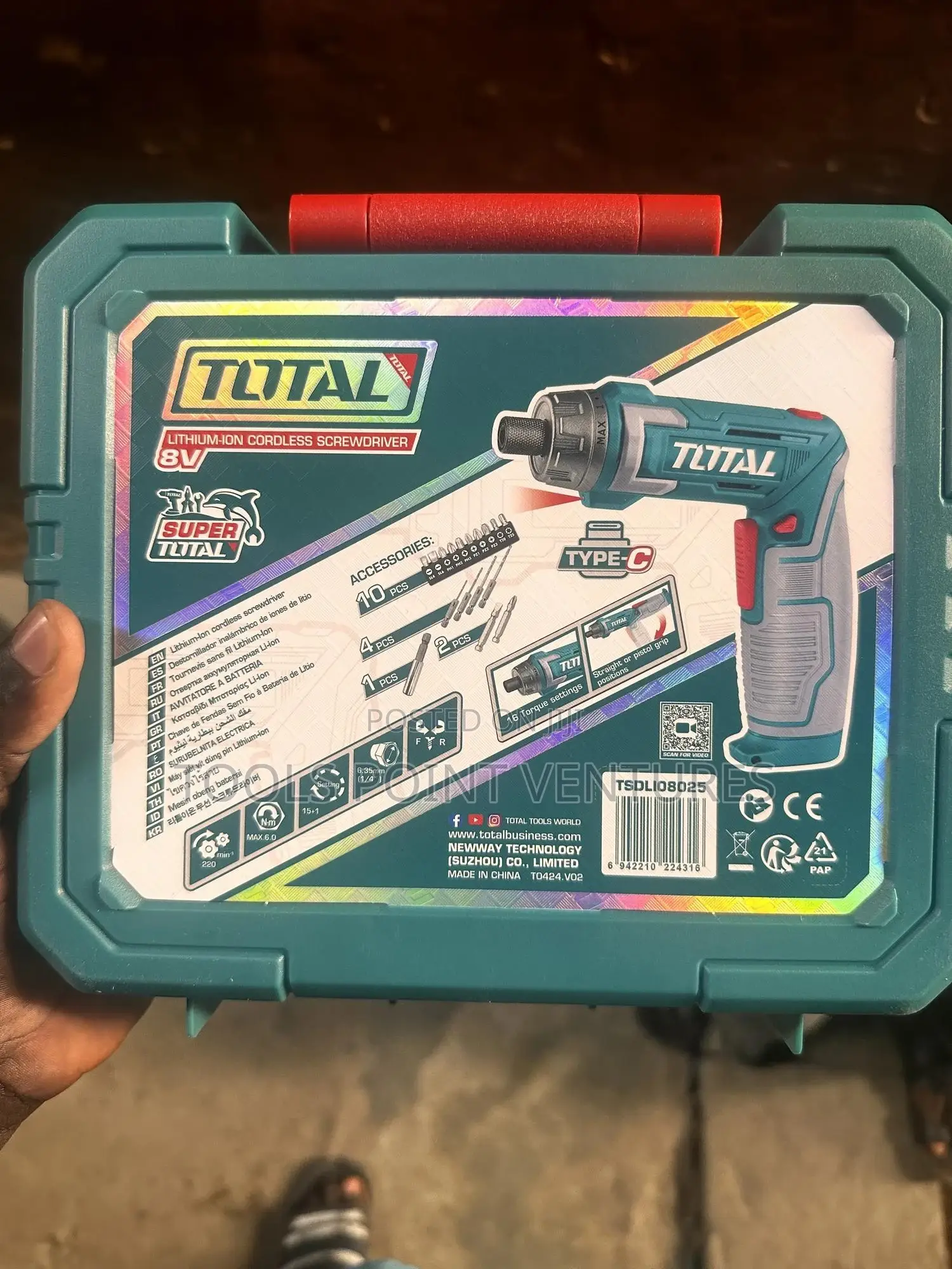 8v Cordless Screwdriver
