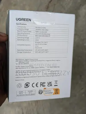 Ugreen Mu105 2.4G Wireless Silent Mouse