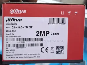 Dahua 2MP Indoor Camera Analog