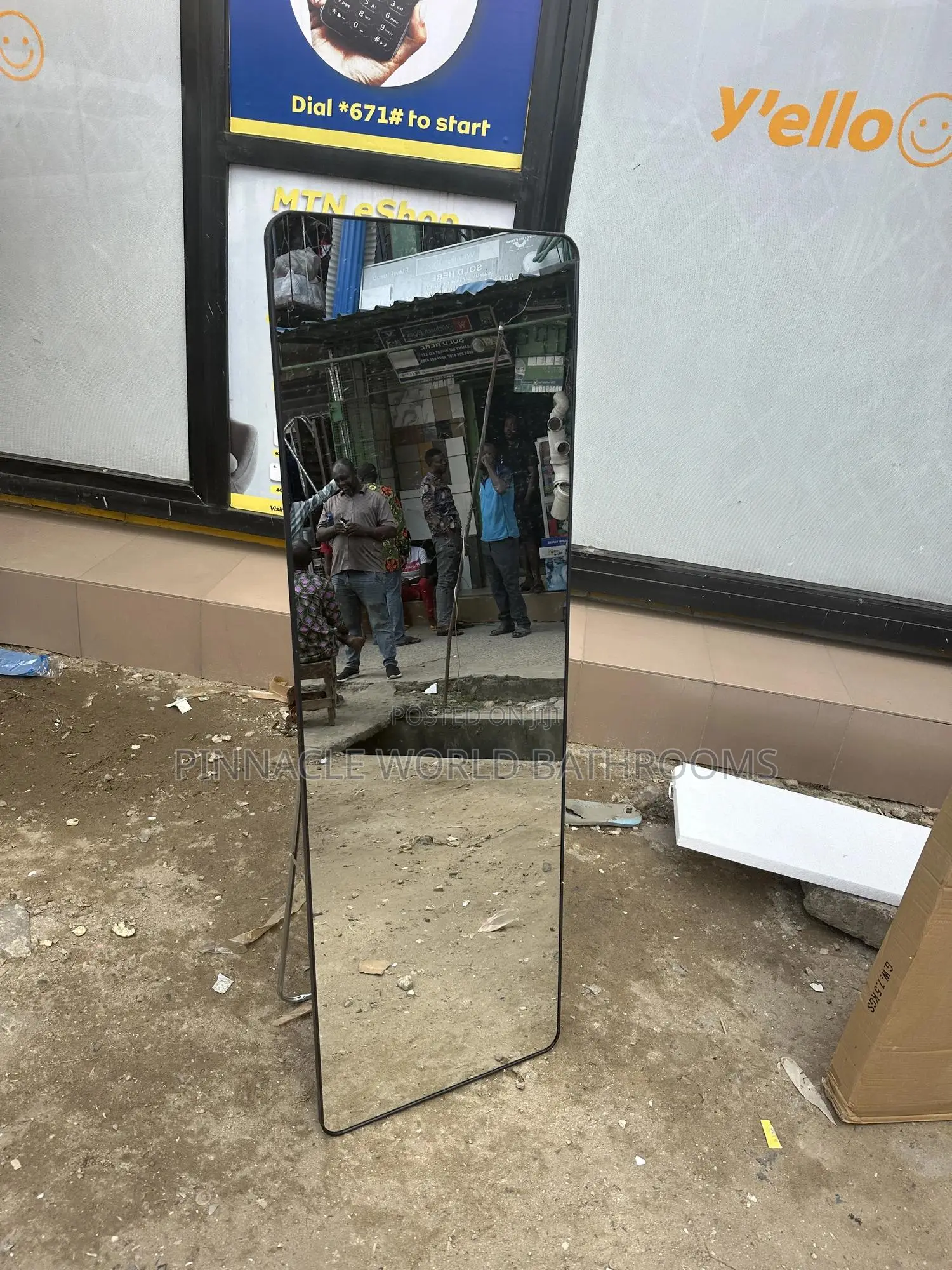 Black Standing Dressing Mirror