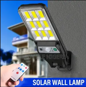 Solar LED Wall Light, With Motion Sensor Remote Control.