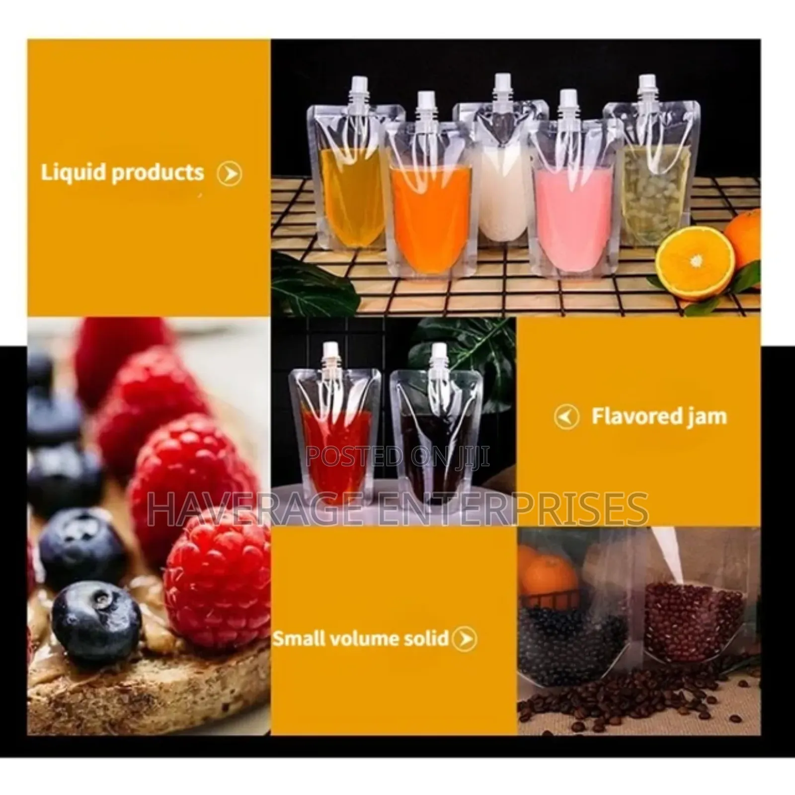Classic Drinking Pouch 200ml, 300ml, 380ml 500pces