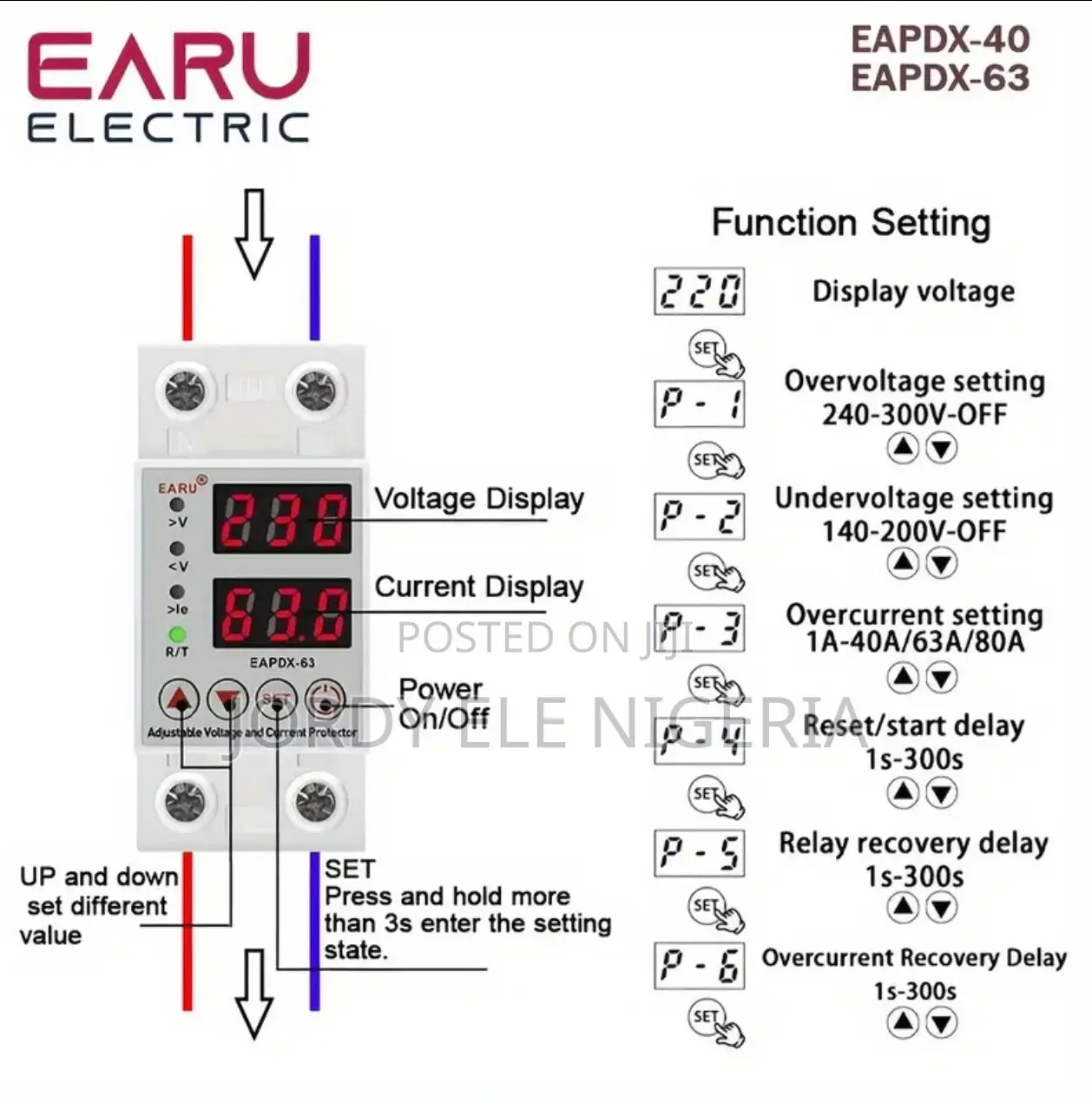 Surge Voltage Protector 63A, 80A,