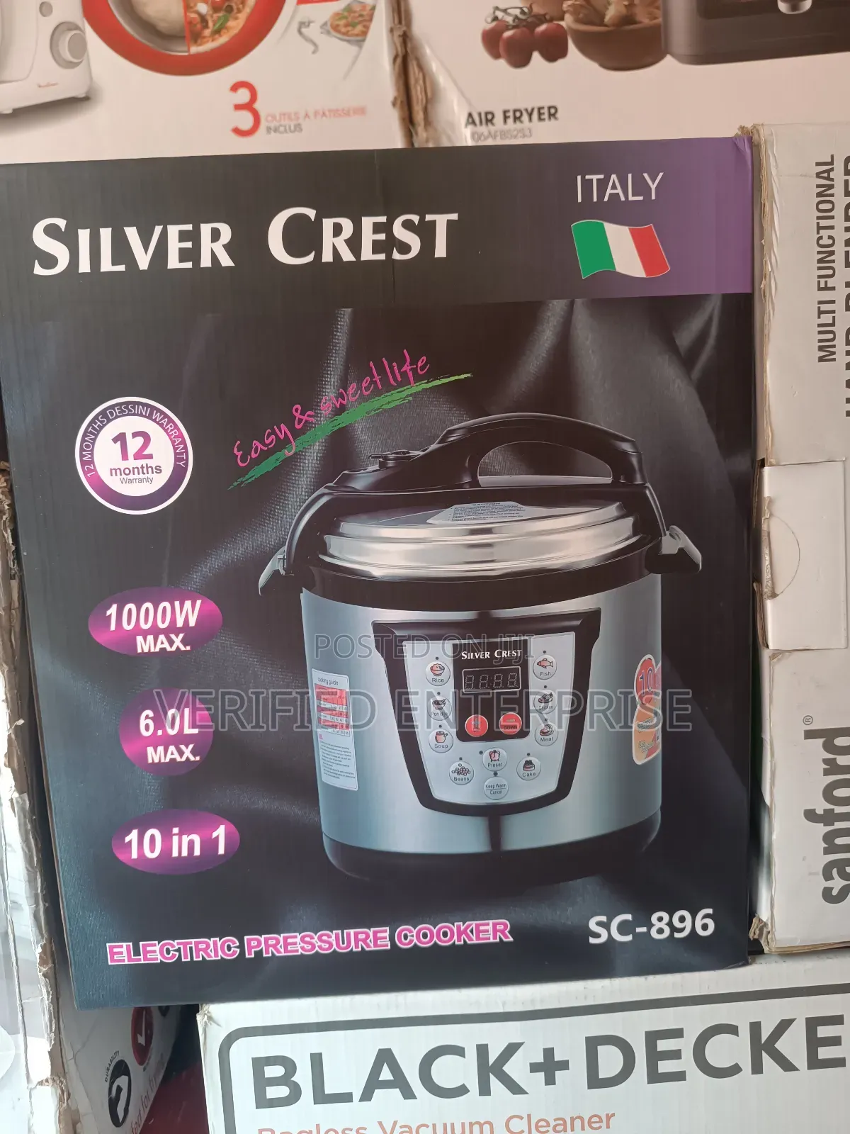 Silver Crest Pressure Cooker - 6L
