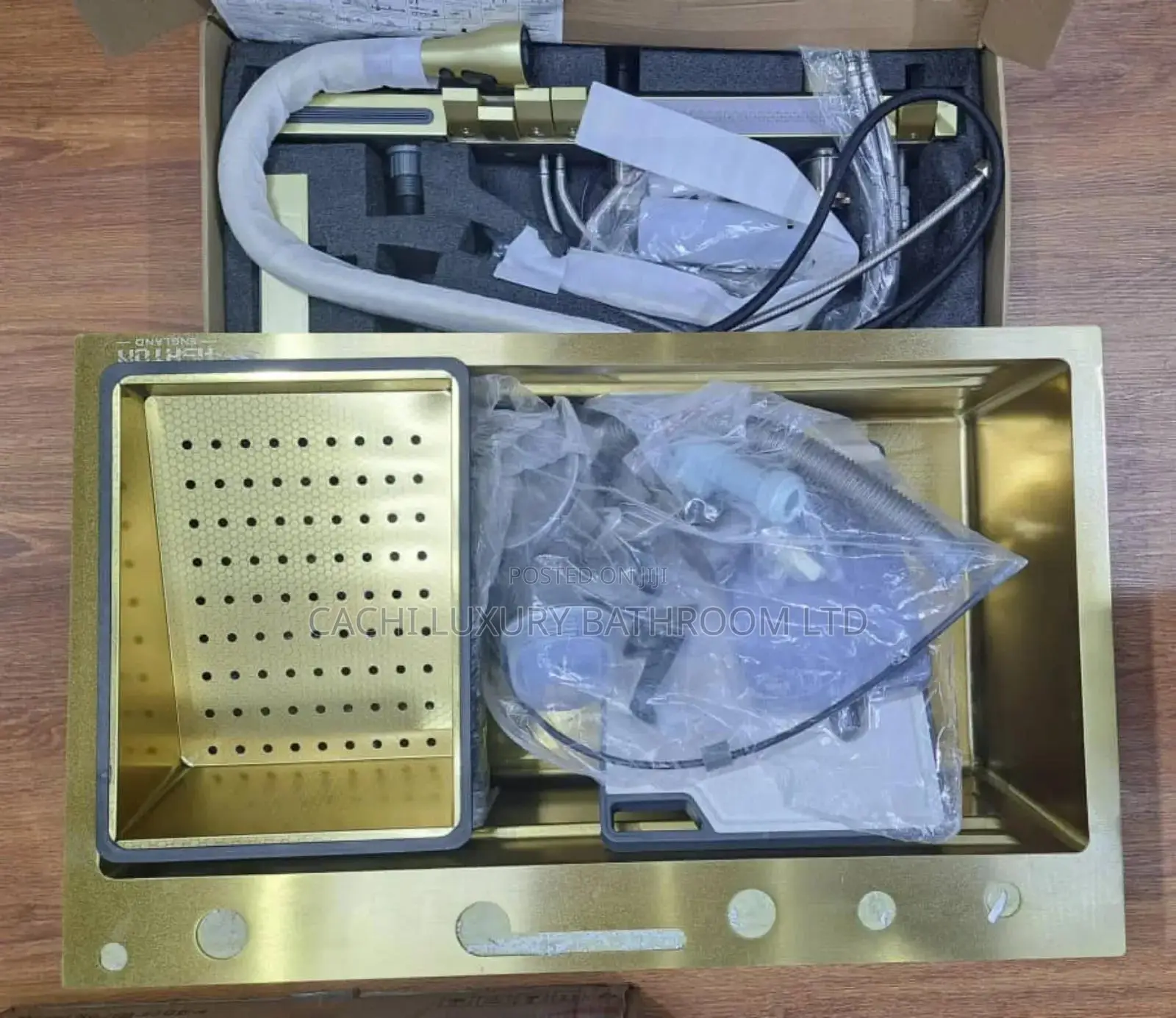Four Button Kitchen Sink