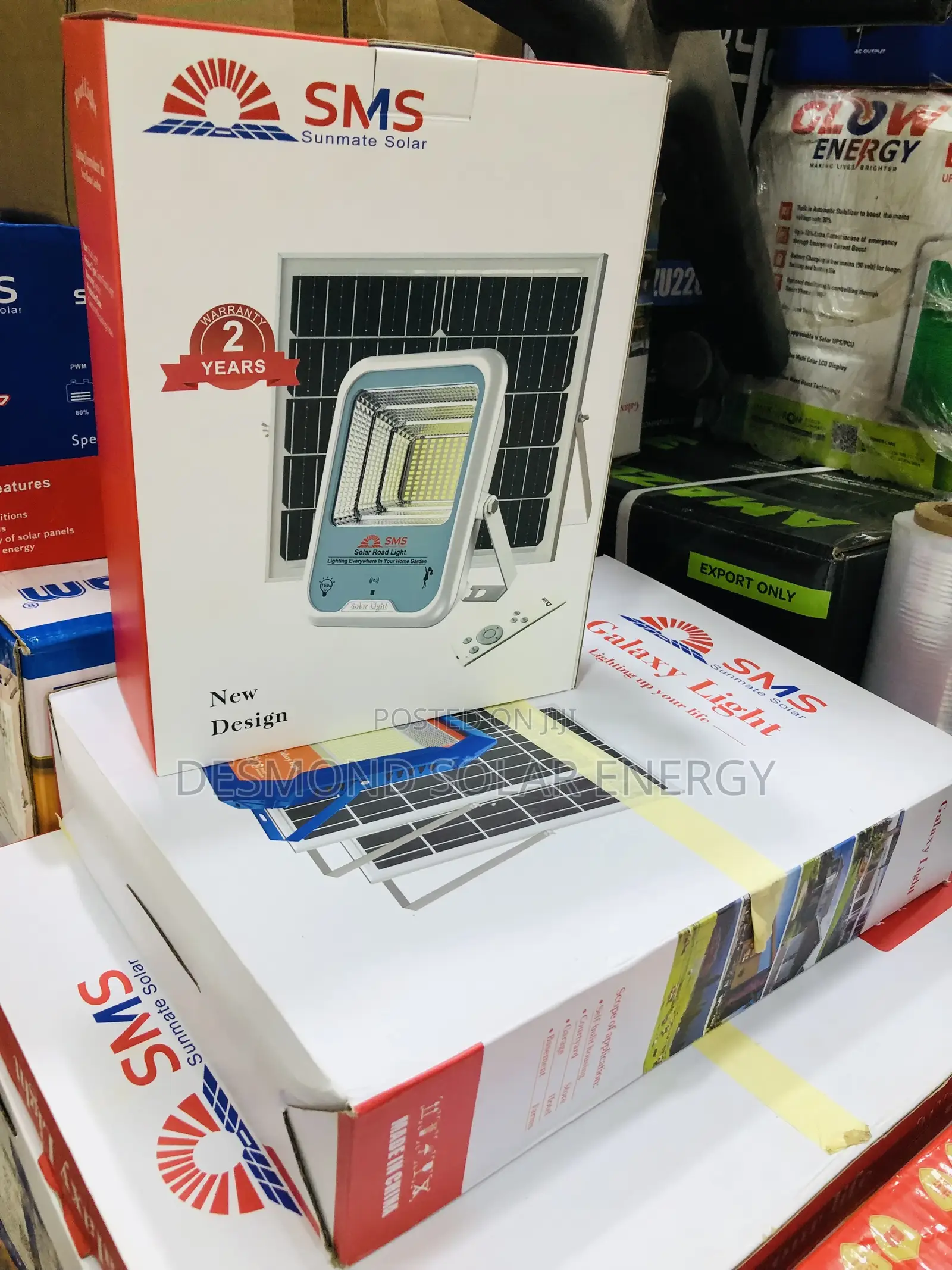 150W SMS Solar Flood Light